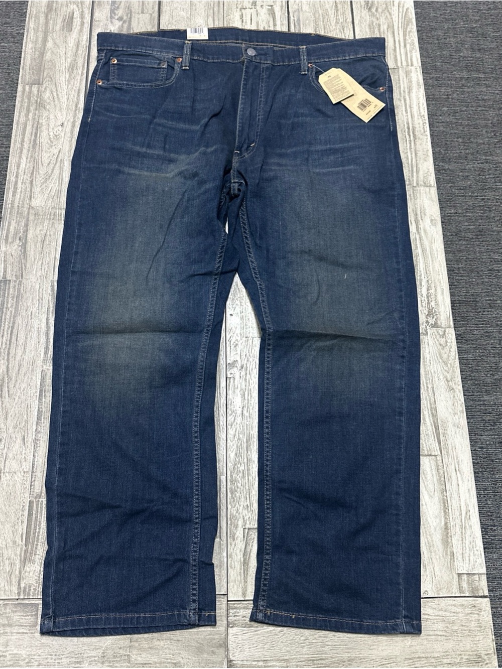 NWT Levi’s 559 Relaxed Sit At Waist Straight Fit Blue Jeans 42x30 Cotton Stretch